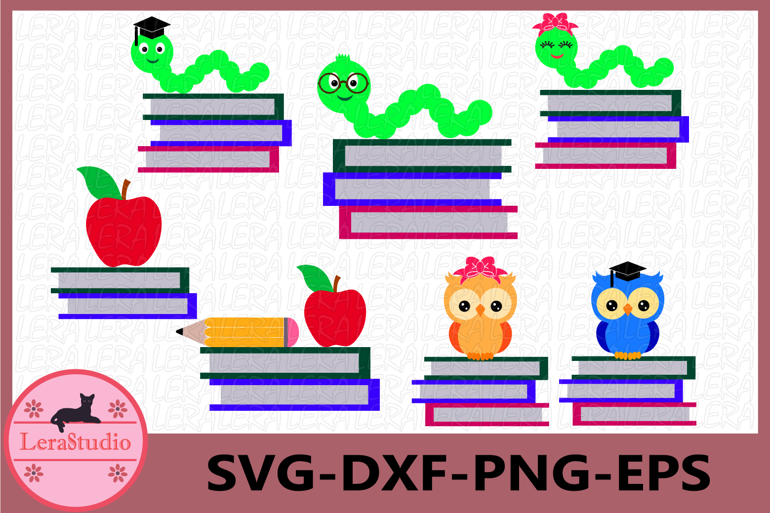 Download School Bundle Svg Bookworm Svg School Svg Back To School 433188 Svgs Design Bundles