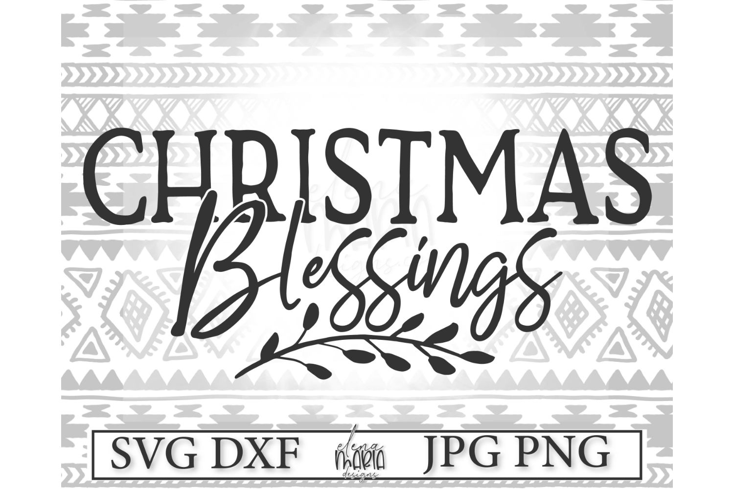 Download Christmas Blessings SVG |Holidays Christmas quotes svg, Wint