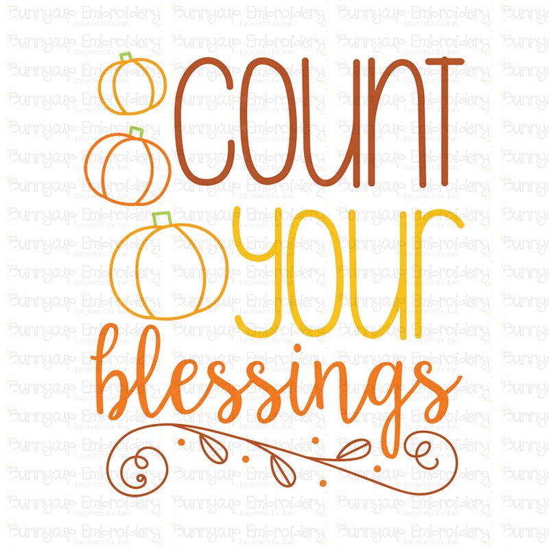 Count Your Blessings - SVG, Clipart and Printable