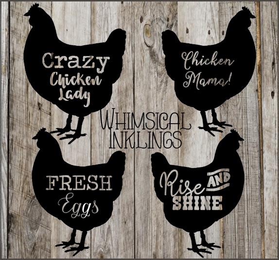 Download Crazy Chicken Lady Mini Bundle SVG