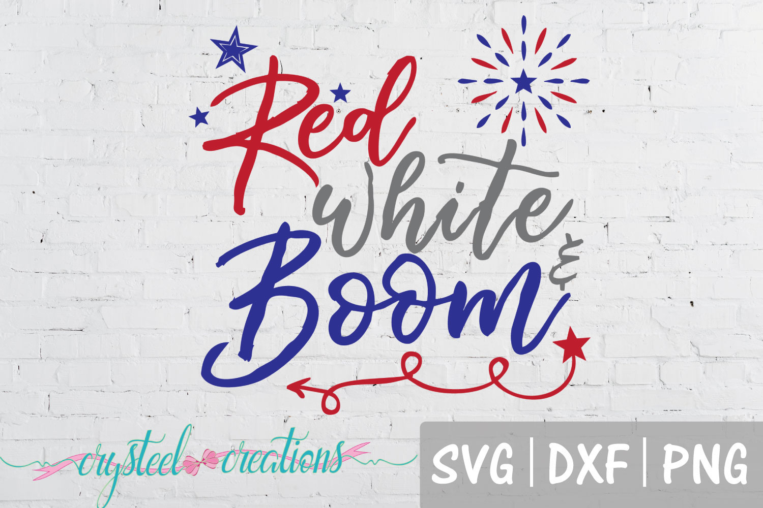 red white and boom