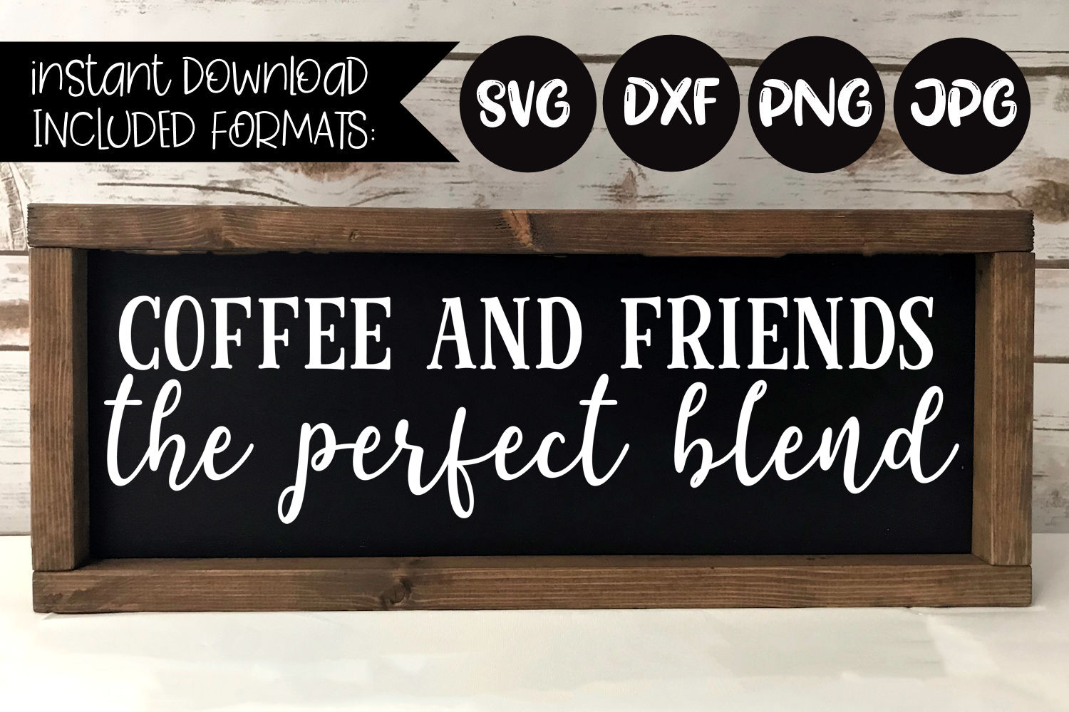 Download Coffee And Friends The Perfect Blend (206938) | SVGs | Design Bundles