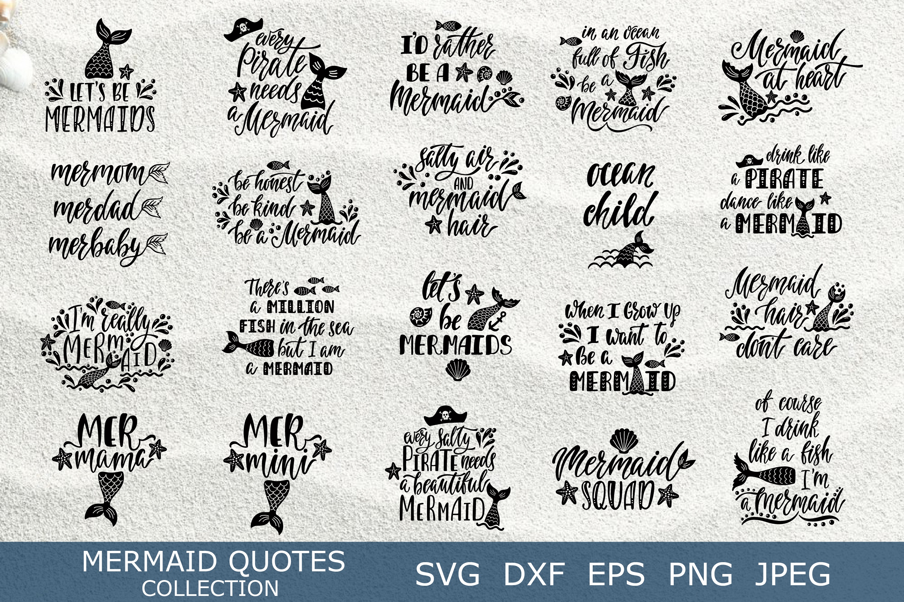 Free Free 98 Mermaid Svg Quotes SVG PNG EPS DXF File