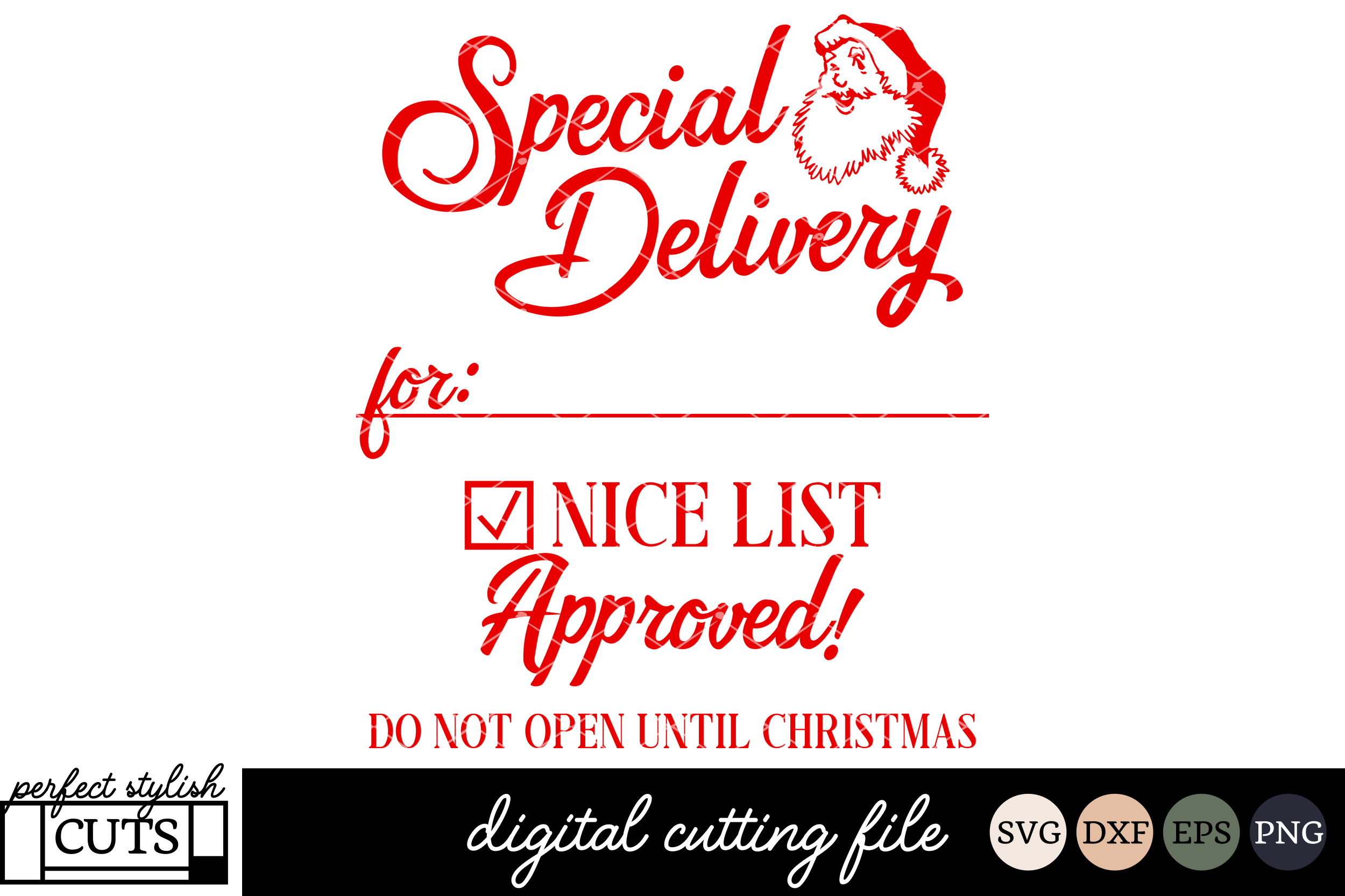 Santa Sack SVG, Christmas SVG - Special Delivery SVG File