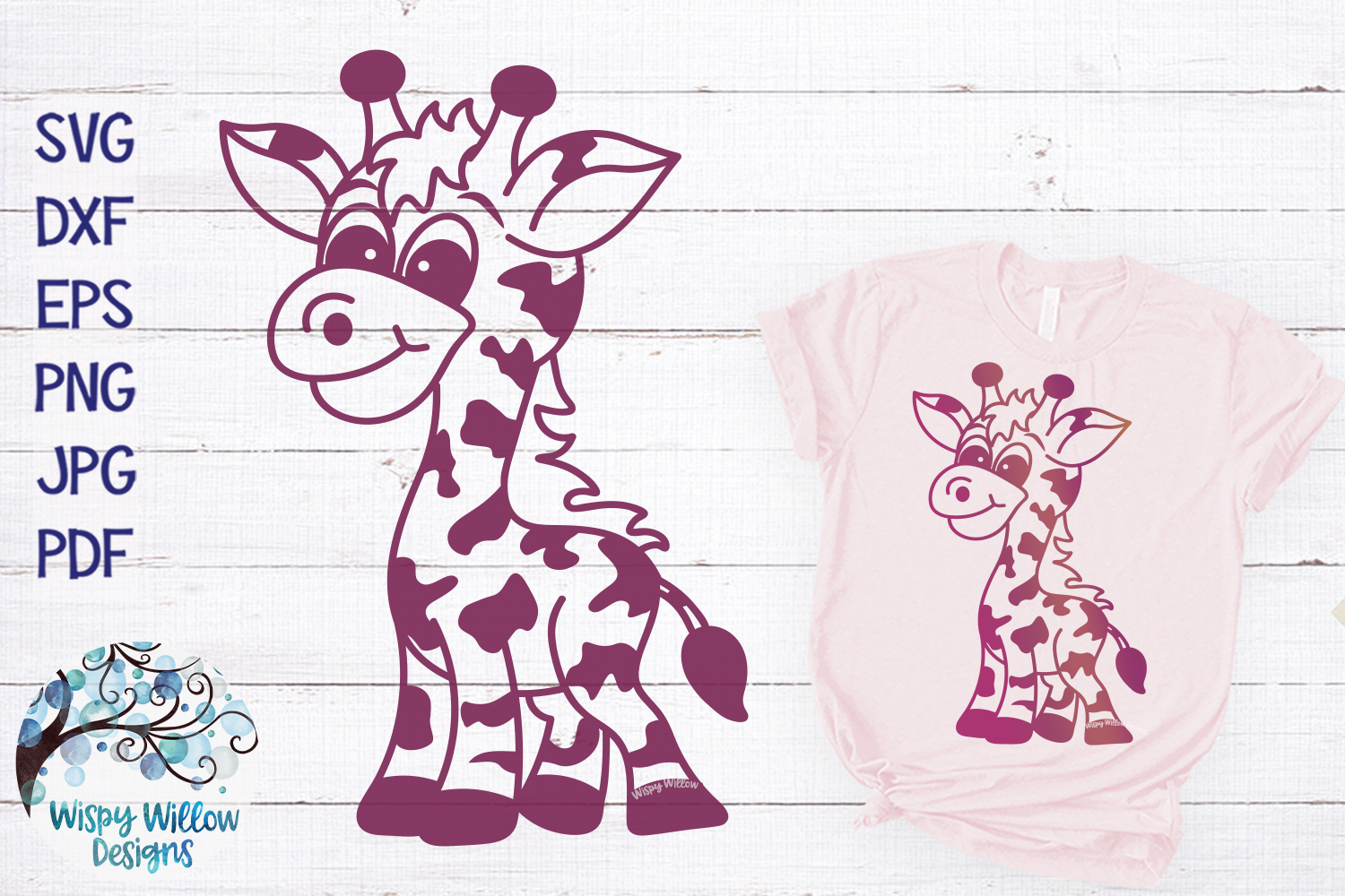 Download Giraffe SVG Cut File