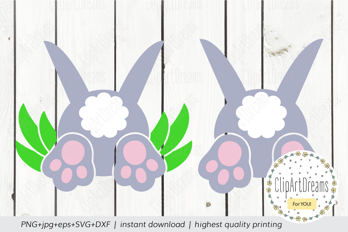 Download Spring SVG, Cotton Tail svg, Bunny backside bottom SVG ...
