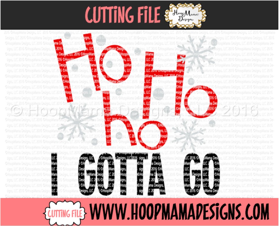 Download Ho Ho Ho I Gotta Go - Christmas Toilet Paper SVG (110391 ...