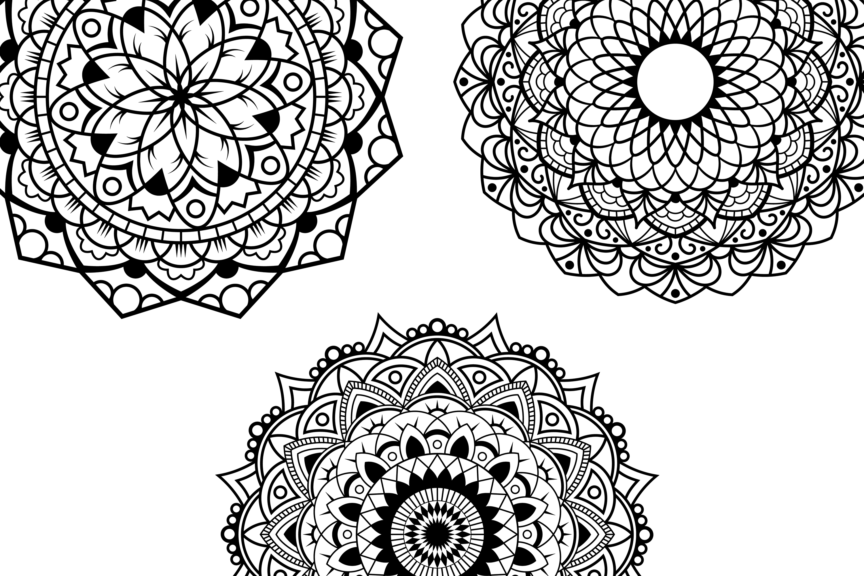 Download Free Svg Kaleidoscope Mandala Printable Circles File For Cricut - King SVG 500.000+ Free vector ...