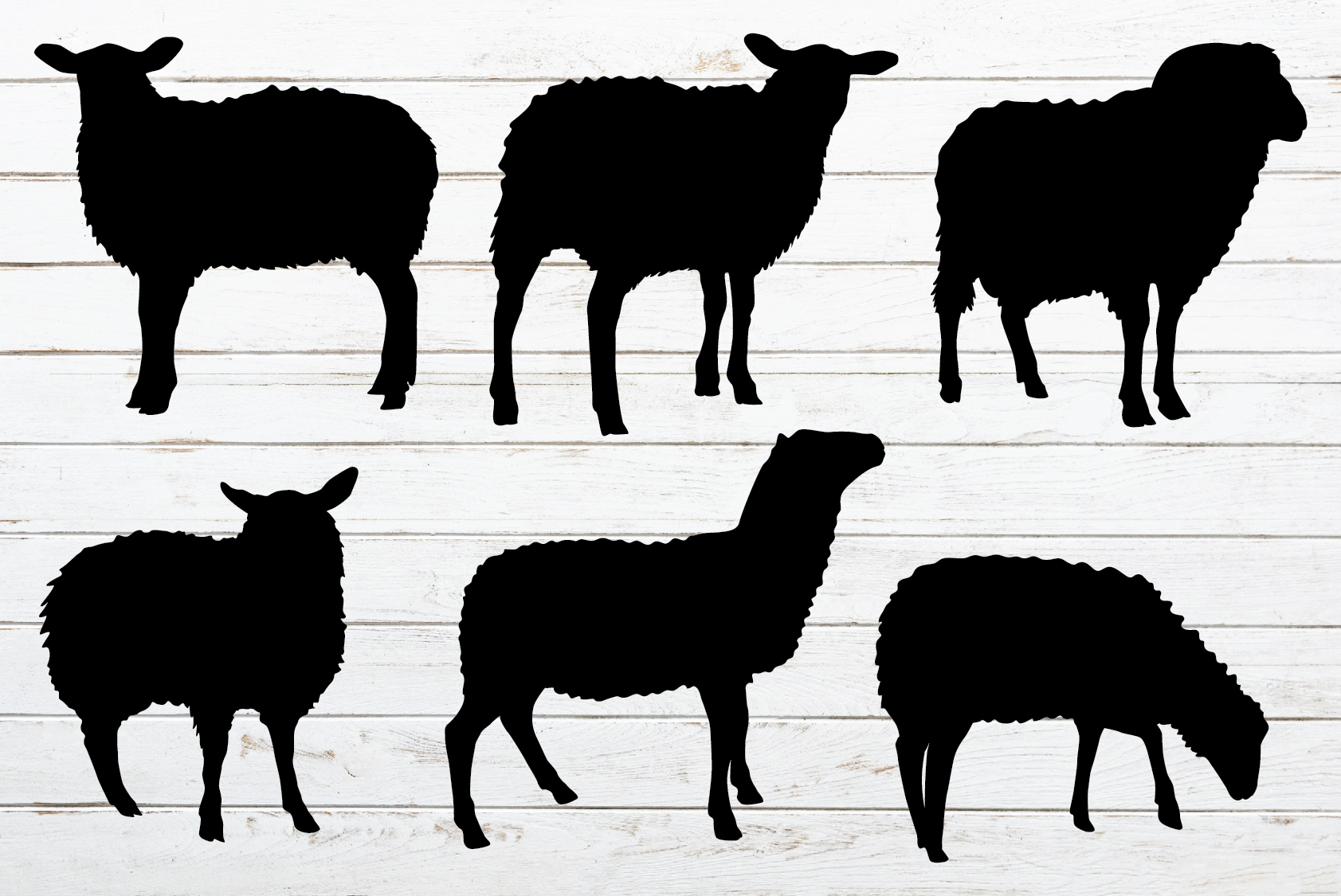 Download FARM ANIMAL SILHOUETTES SVG CRAFTER (115338) | SVGs ...