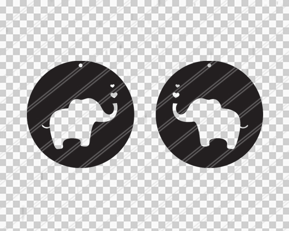 Download Elephant earrings svg,Elephant svg,Jewelry svg,Cricut ...