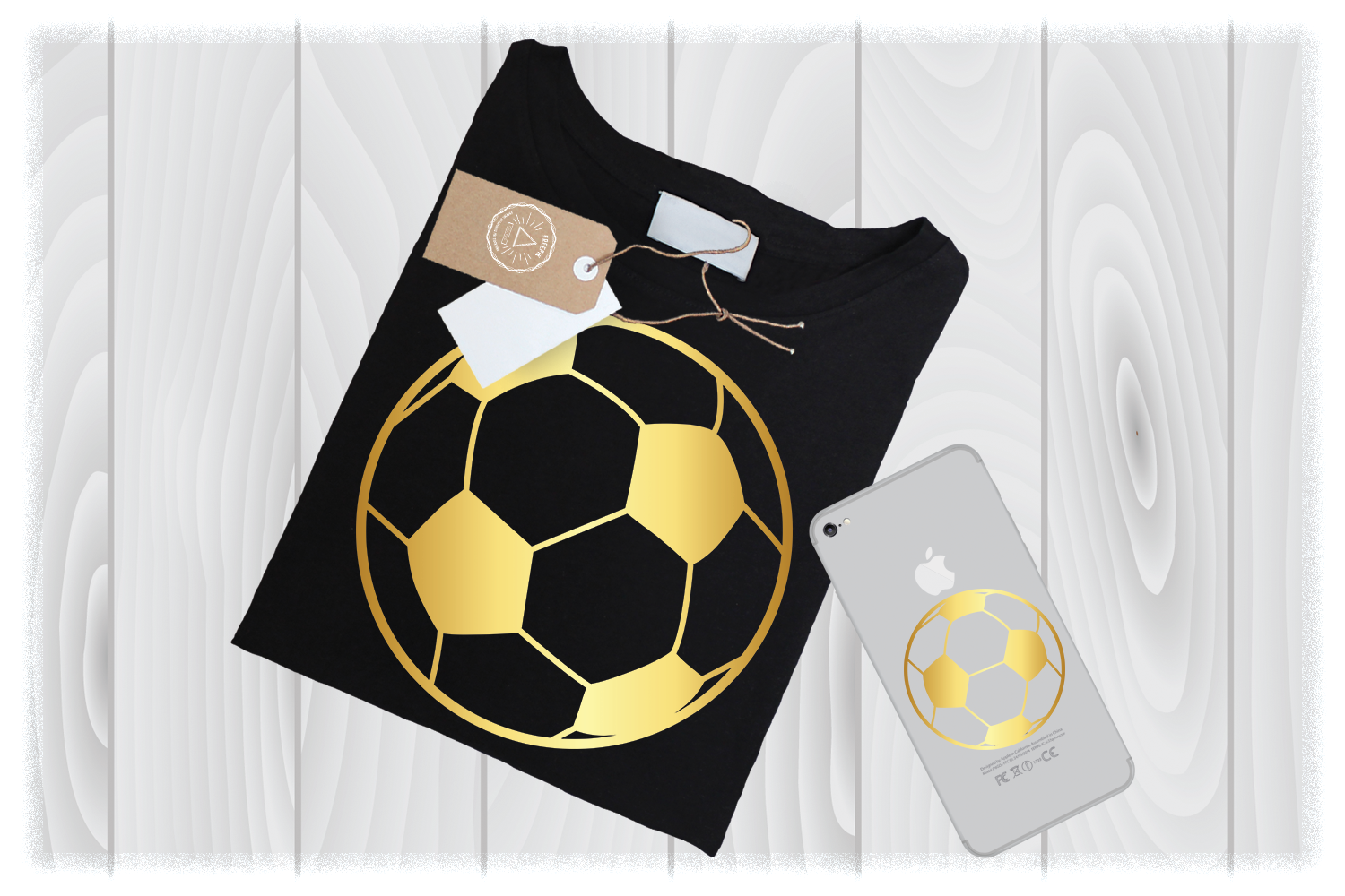 Gold Soccer Ball SVG Files for Cricut Designs | Sport SVG (112124