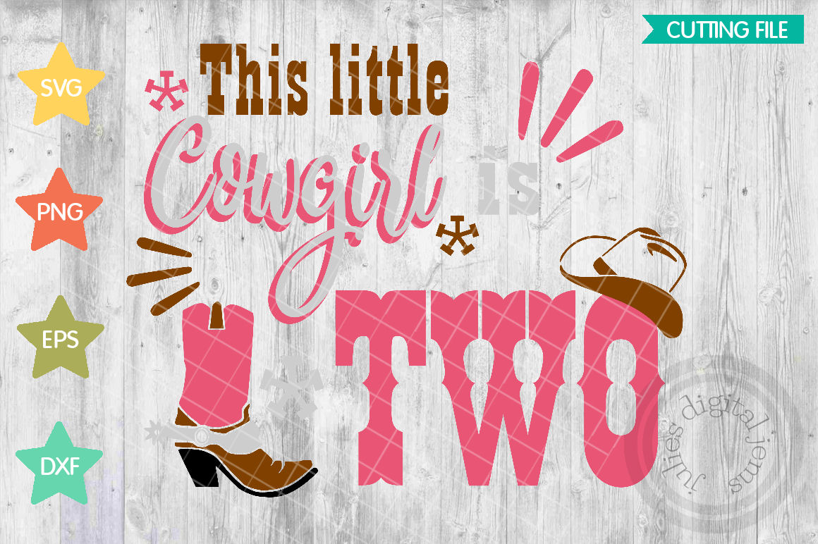 Download Cowgirl Birthday shirt SVG, Cowgirl birthday svg, 2nd Birthday SVG, Second Birthday svg, Cowboy ...