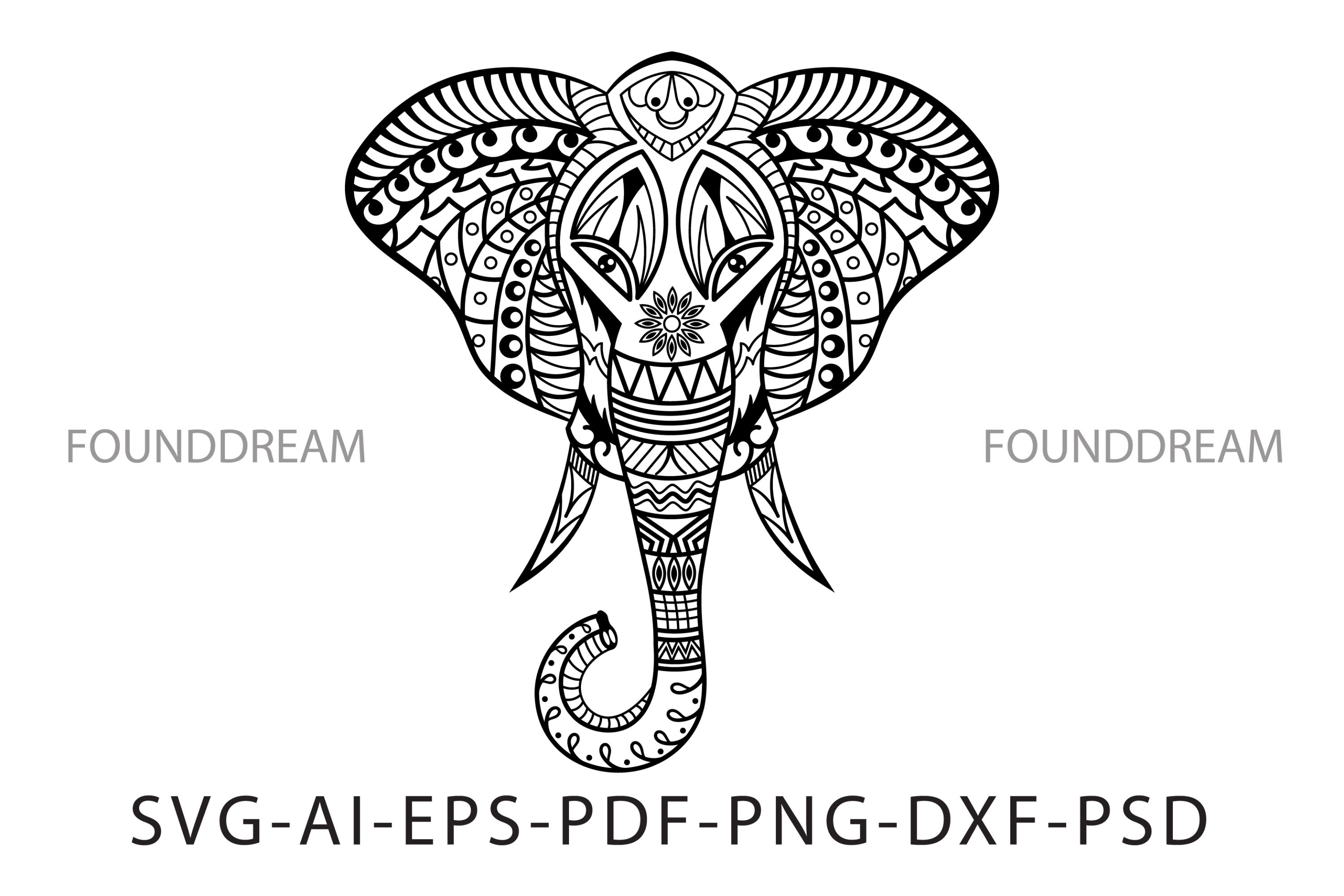 Free Free 78 Elephant Head Svg Free SVG PNG EPS DXF File