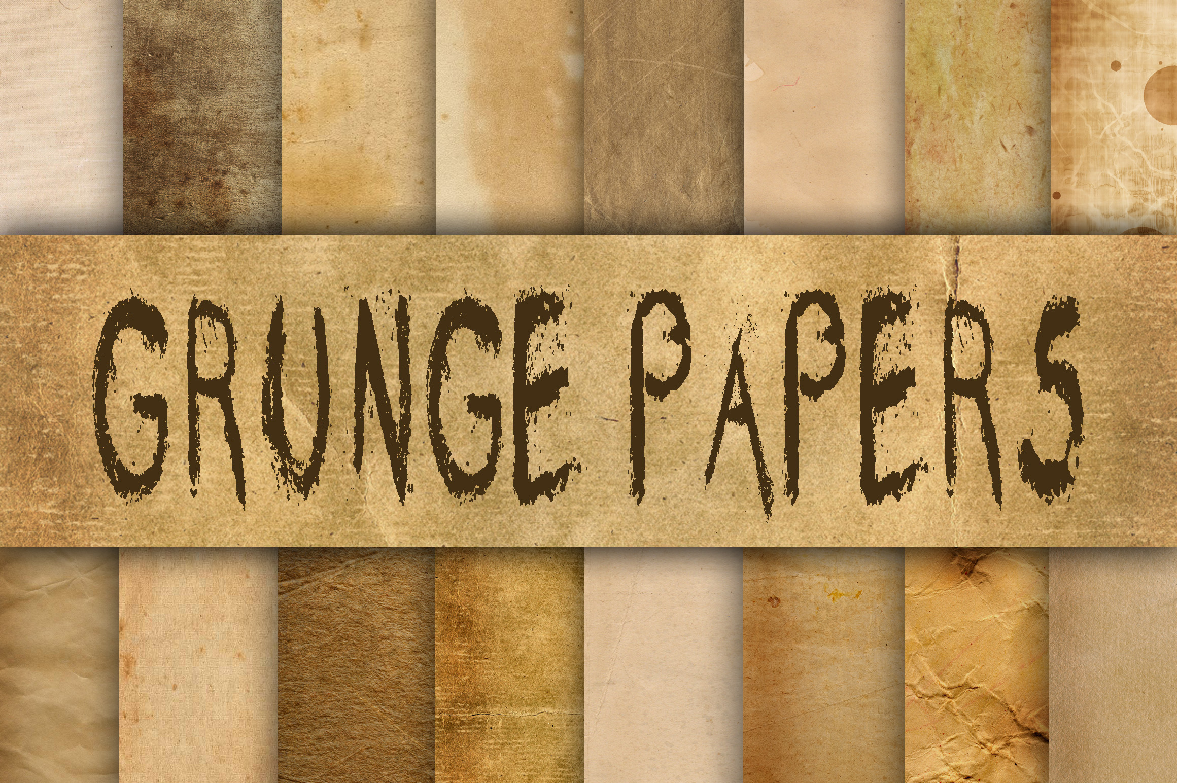 Download Vintage Style Digital Paper Bundle (86026) | Backgrounds ...