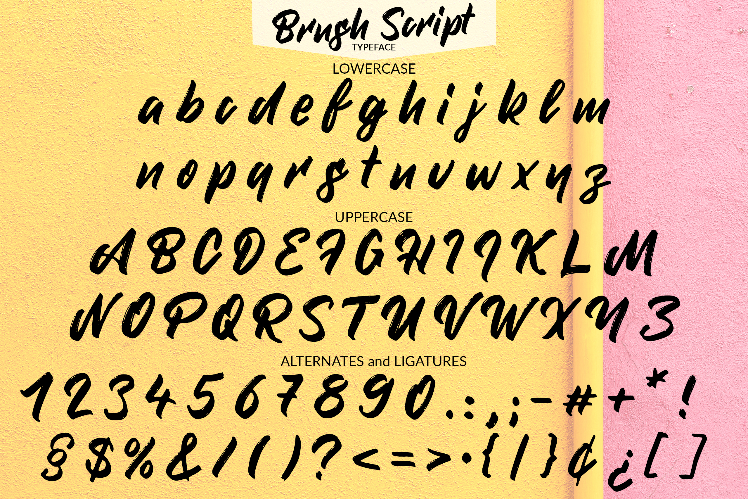 Download Brush Script - Handmade font (227952) | Script | Font Bundles