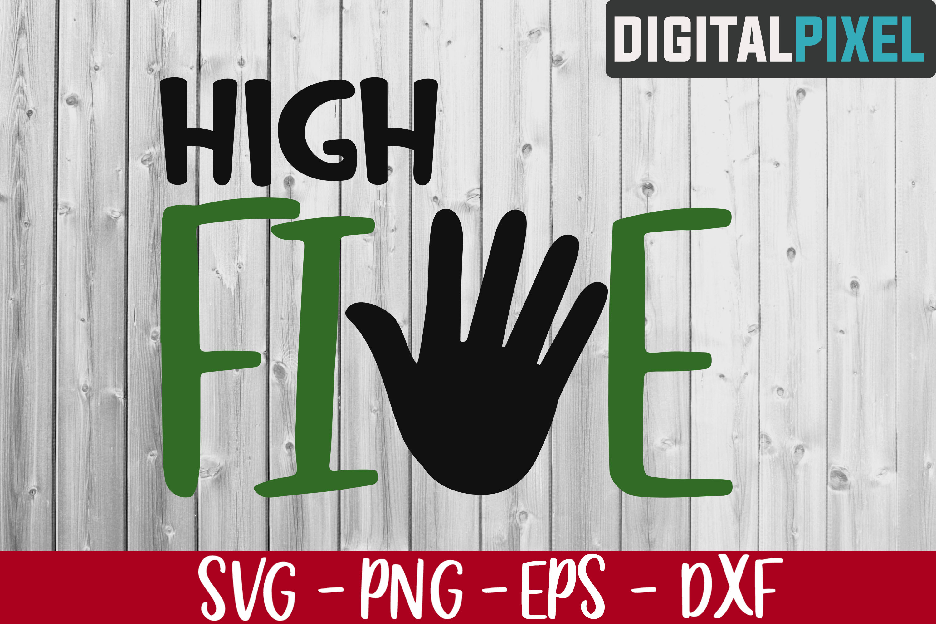 Download High Five SVG PNG EPS, 5th Birthday Svg, Birthday Shirt Svg