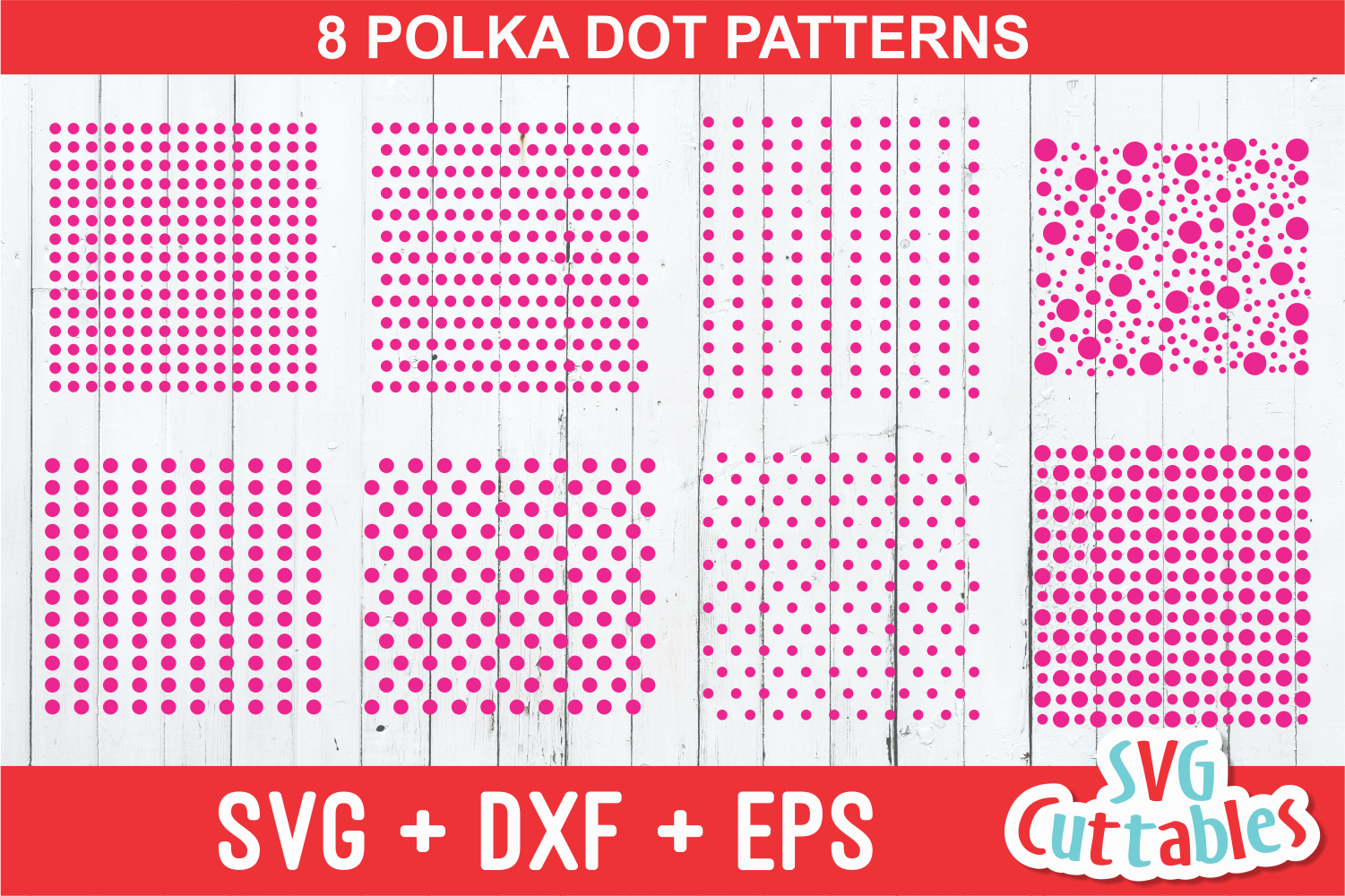 Polka Dot Pattern Svg Cut File 