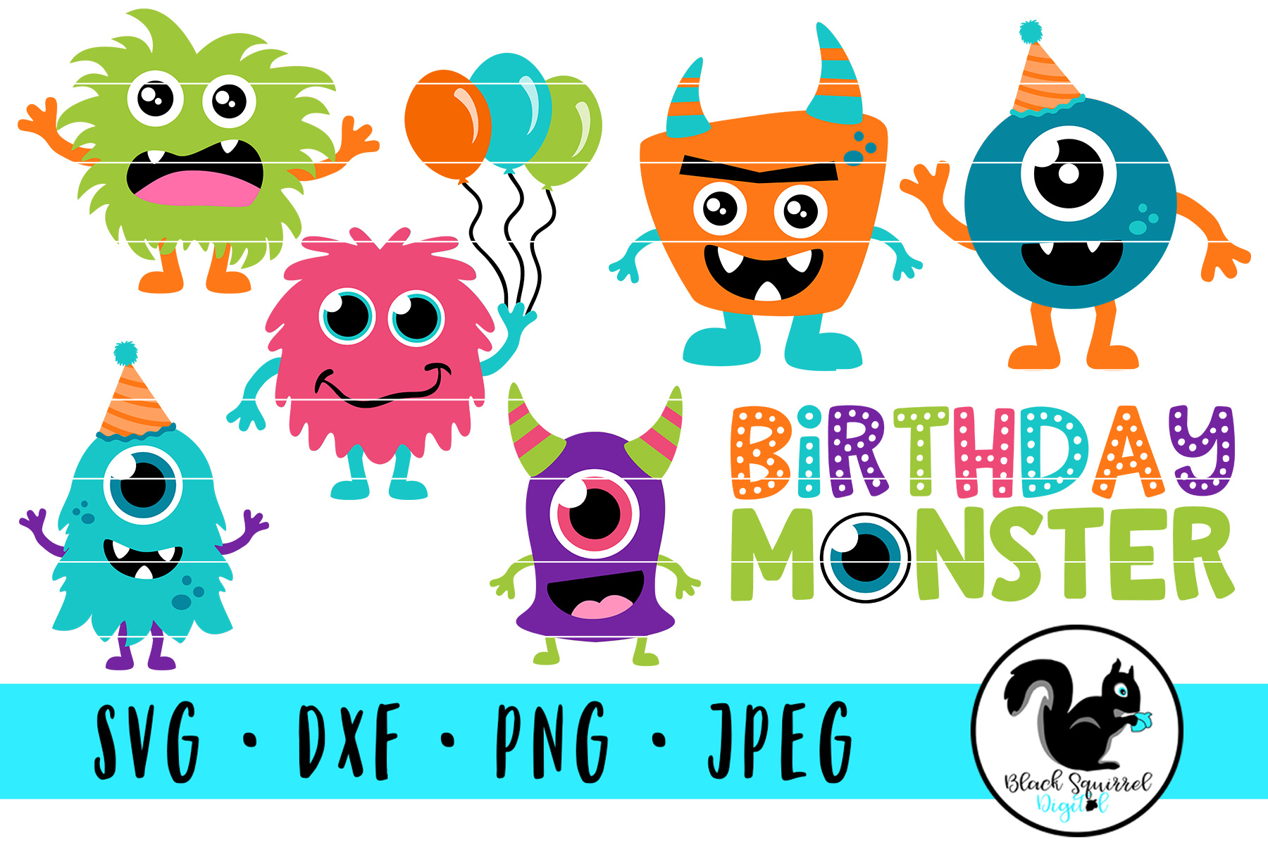 Cute Monsters Birthday Bash Bundle, Little Monster Party