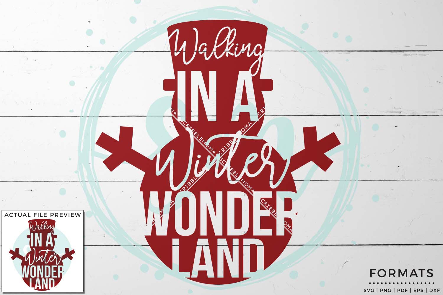 Download Walking in a Winter Wonderland SVG - Small Commercial Use ...