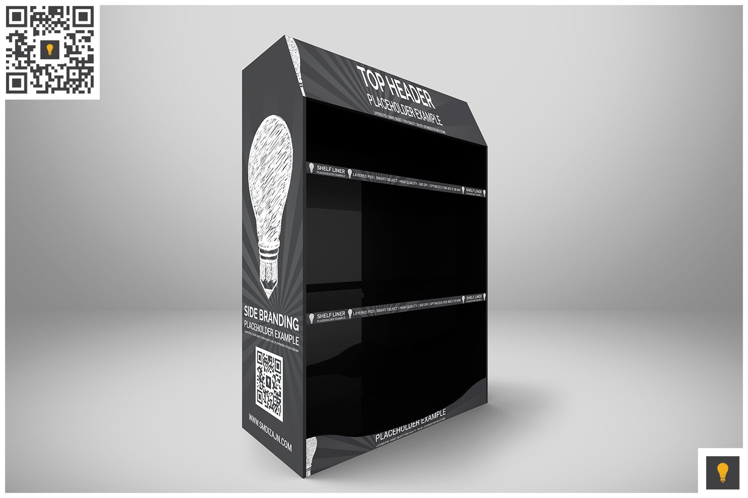 Download Promotional Shelf Display Mockup (20585) | Mock Ups ...