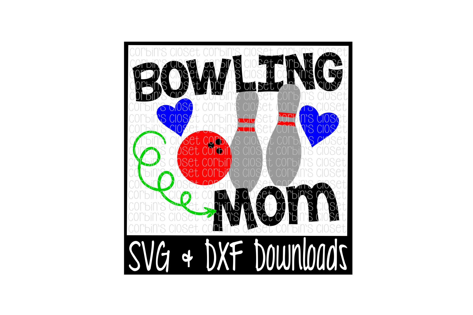 Download Bowling SVG * Bowling Mom SVG Cut File (14766) | SVGs ...