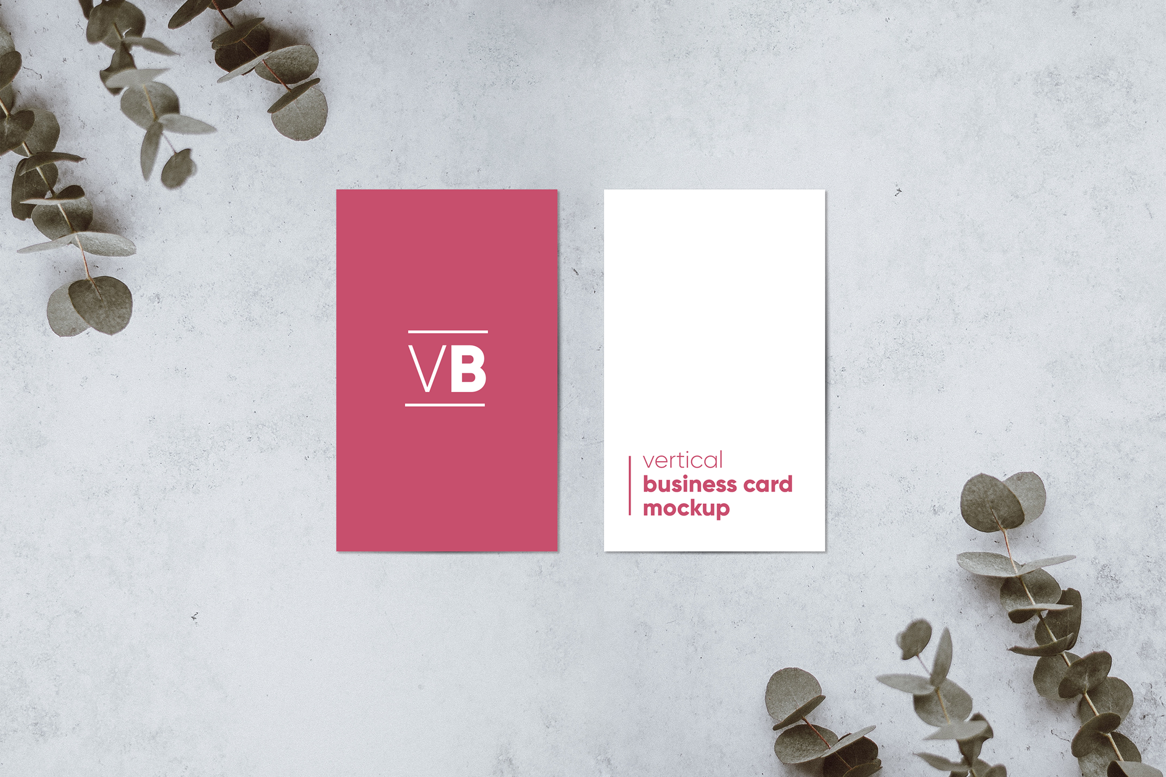 Download Vertical Business Card Mockup (116468) | Mock Ups | Design Bundles