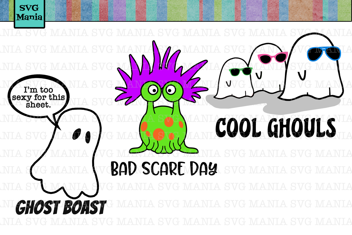 SVG Bundle Halloween Funny, Funny Halloween Saying SVG Cut Files, Funny