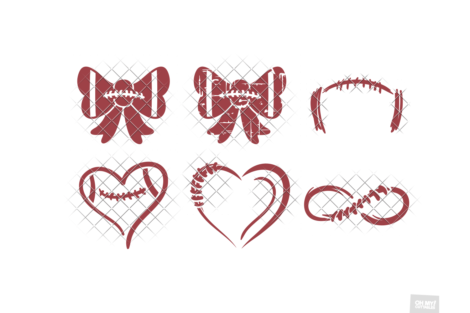 Football Laces SVG in SVG, DXF, PNG, EPS, JPG