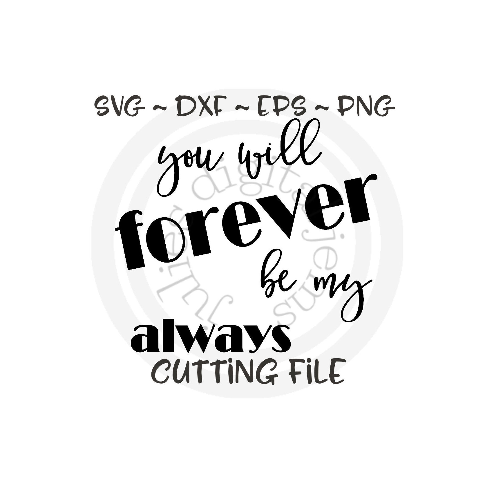 Valentines Day Svg You Will Forever Be My Always Forever Tshirt Couple Gift Newlywed Gift Anniversary Gift Love Forever Always 94834 Svgs Design Bundles