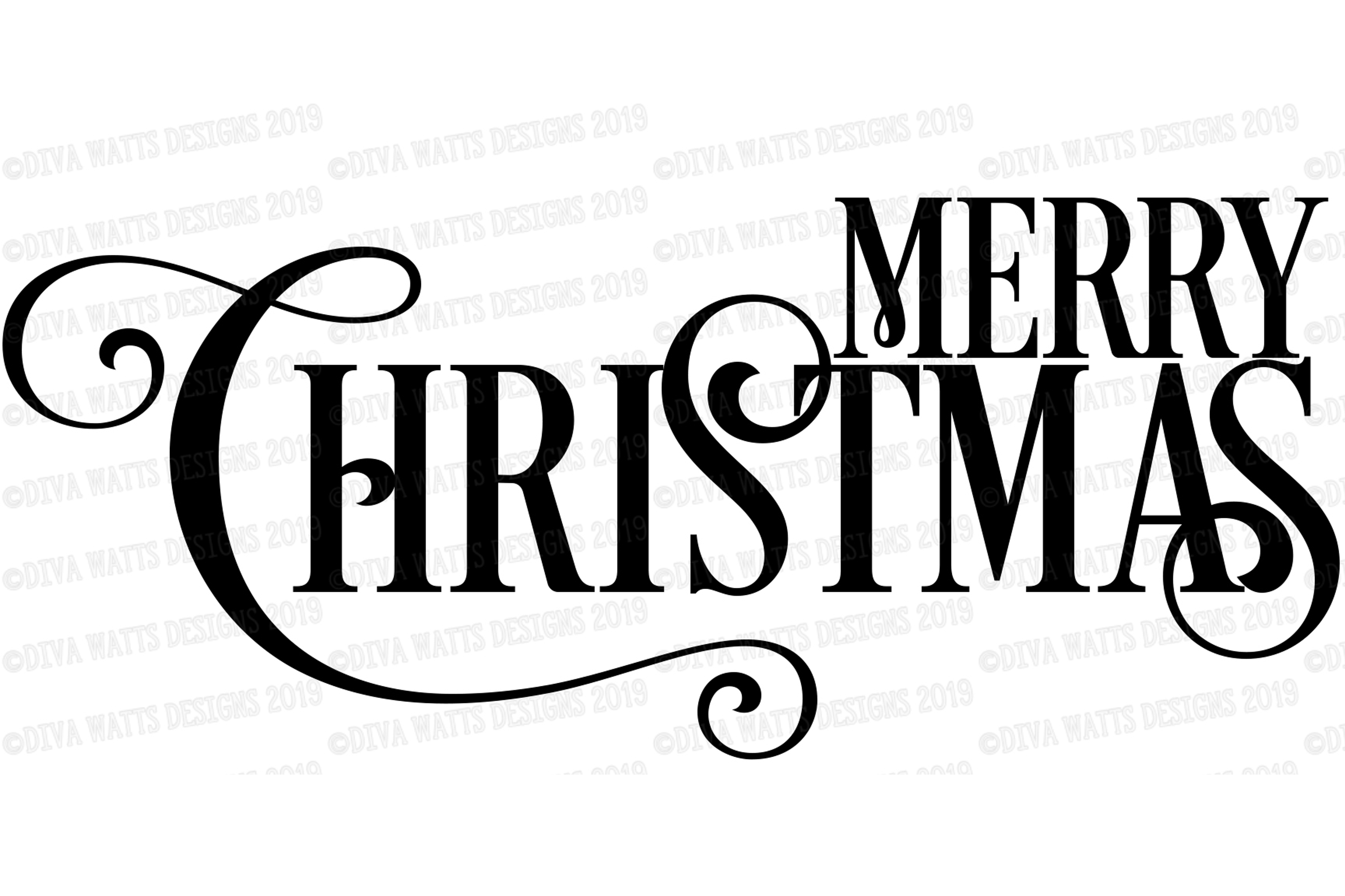 Calligraphy Merry Christmas Font