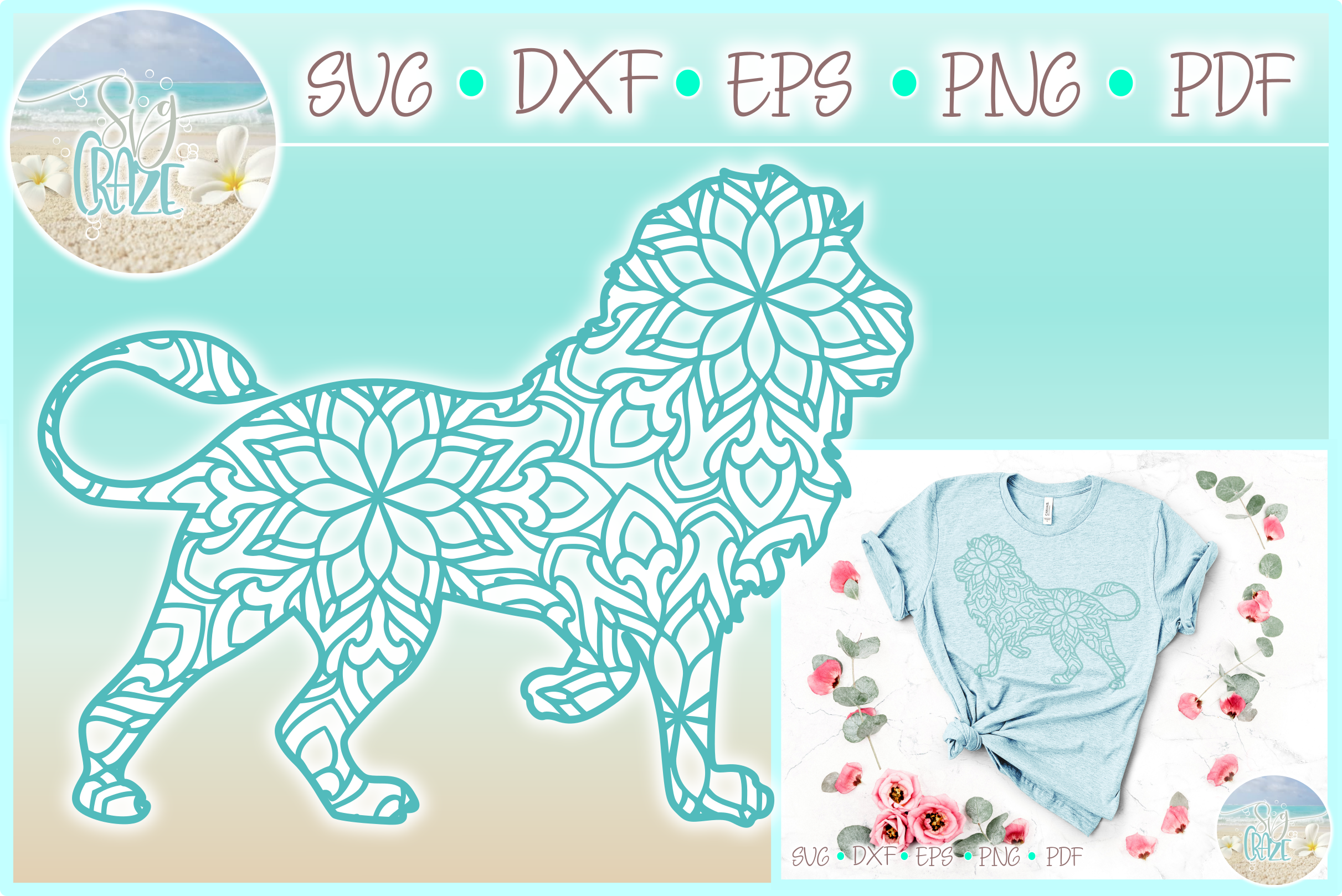 Free Free 308 Lion Mandala Svg SVG PNG EPS DXF File