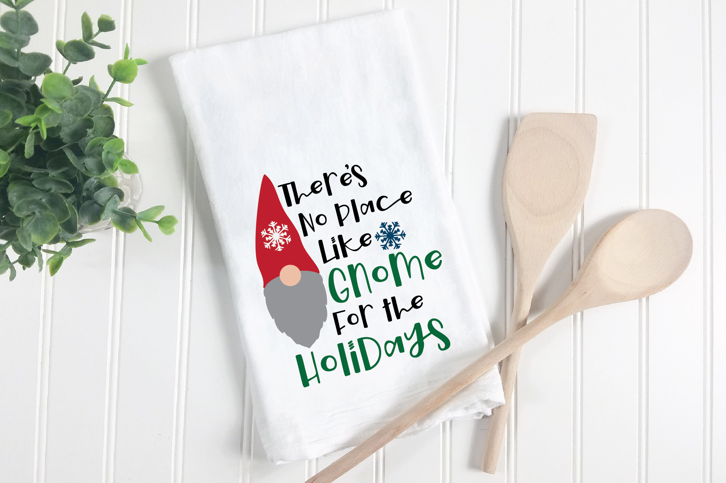 Download There's No Place Like Gnome for the Holidays SVG Cut File