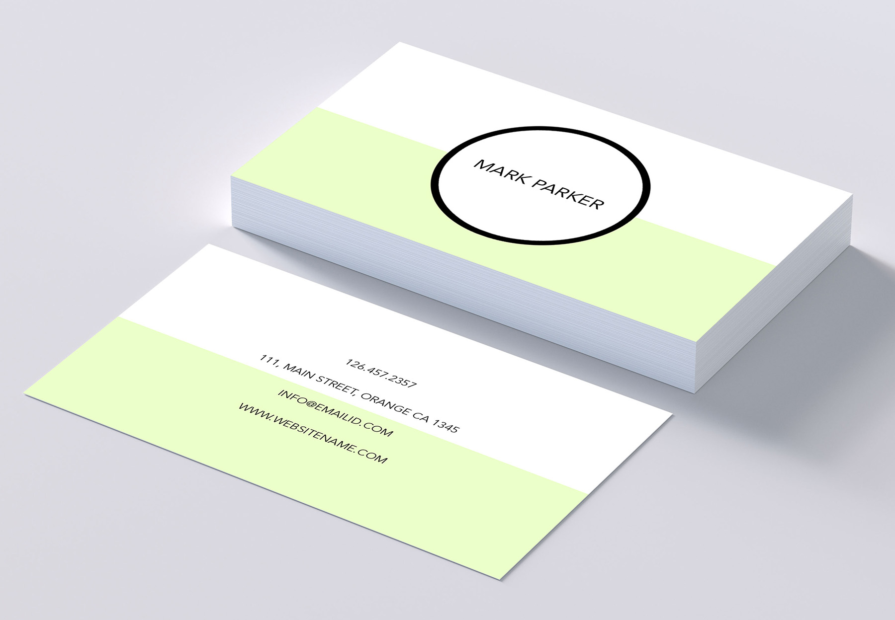 Simple Elegant Business Card 53702 Business Cards Design Bundles