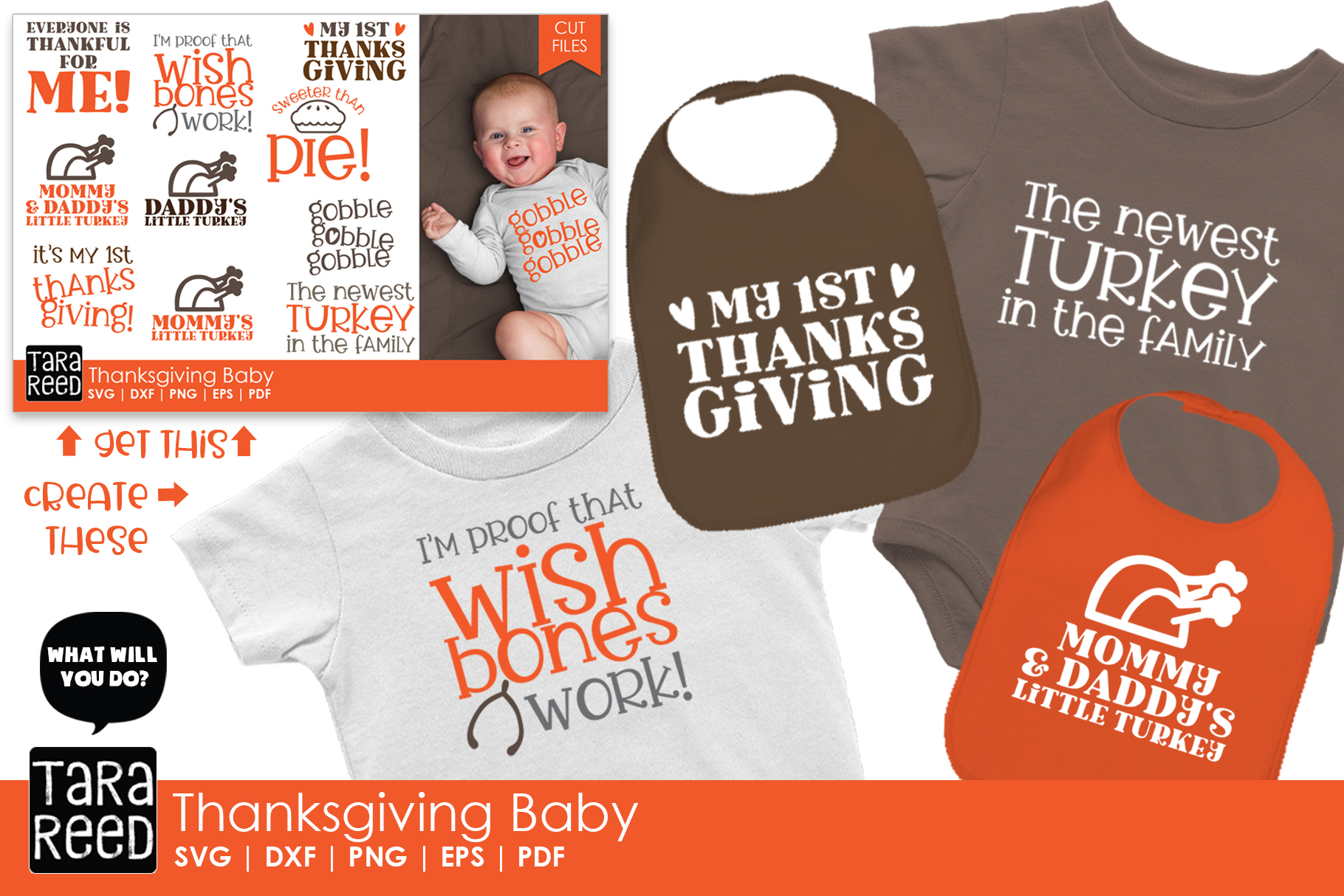 Download Thanksgiving Baby - Thanksgiving SVG and Cut Files