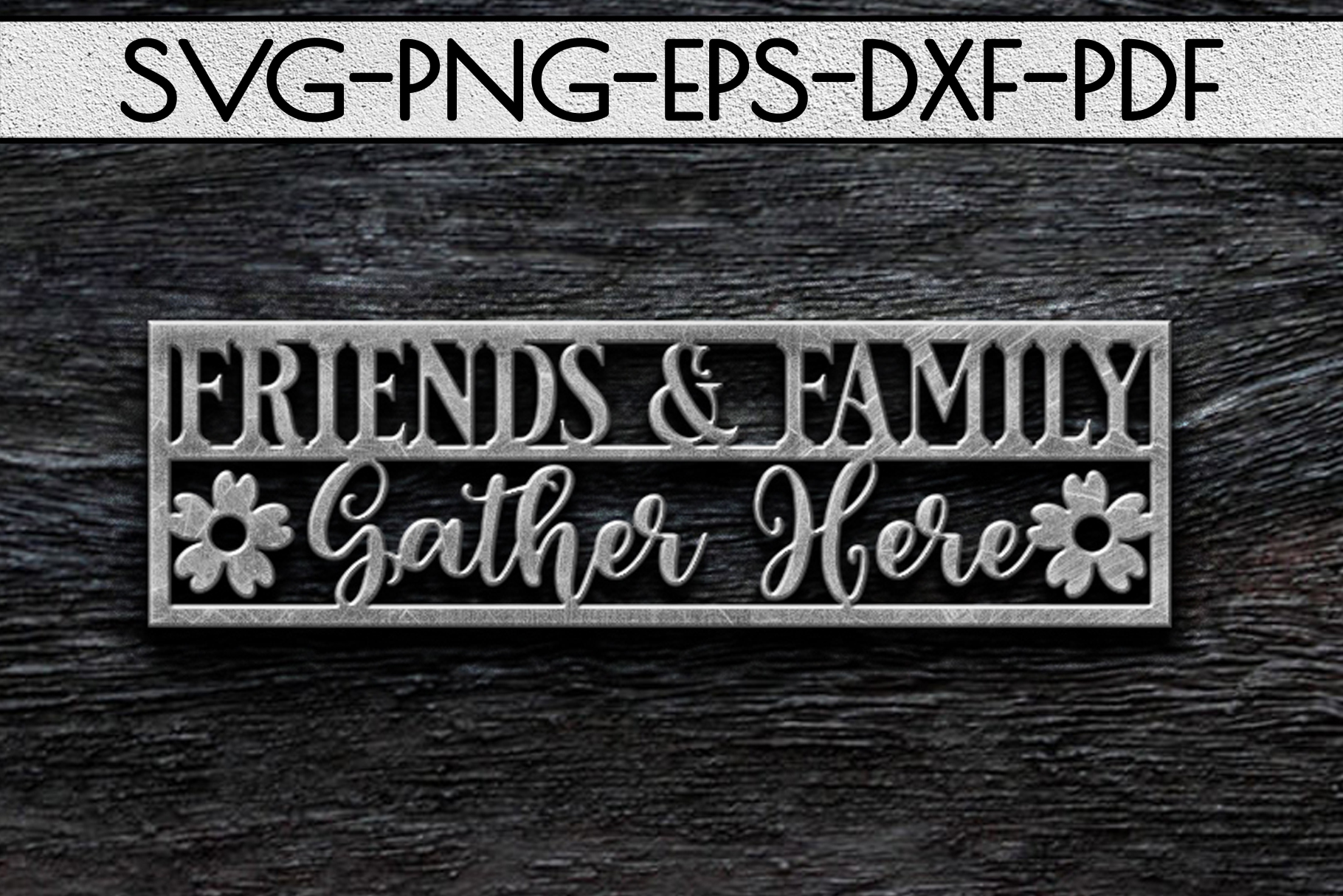 Download Friends & Family Gather Paper cut Template, Home SVG, PDF ...