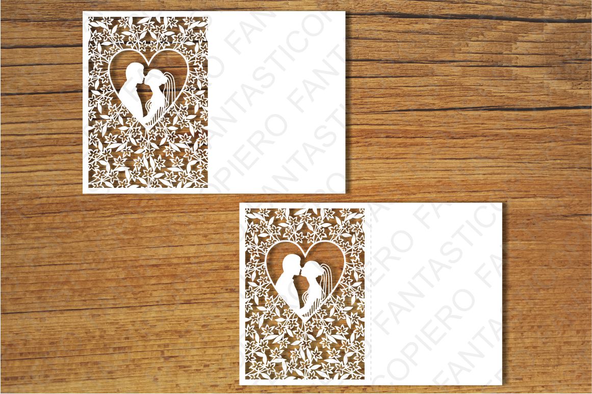 Download Wedding cards 3 SVG files for Silhouette and Cricut.