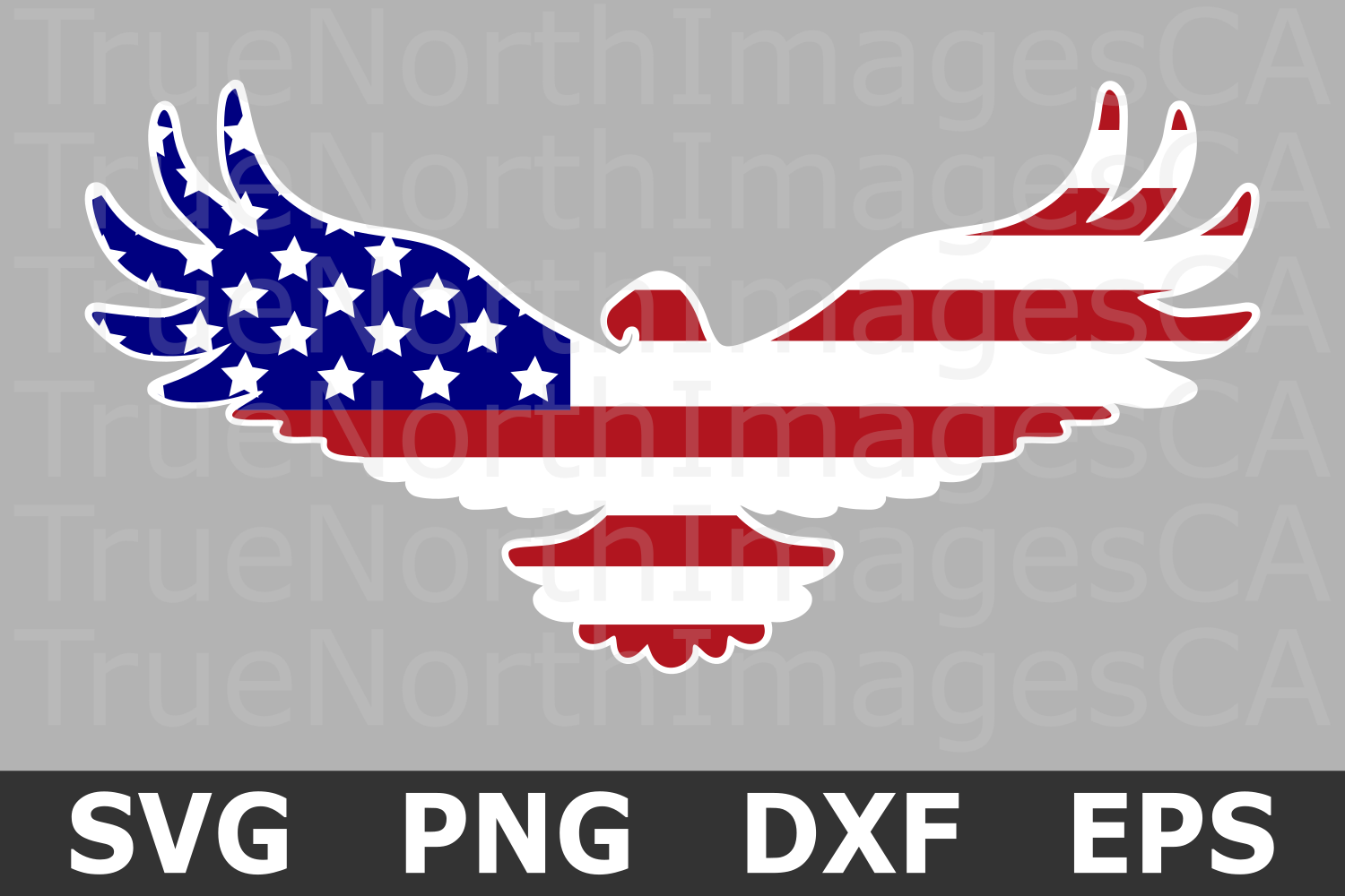Eagle American Flag - An American SVG Cut File