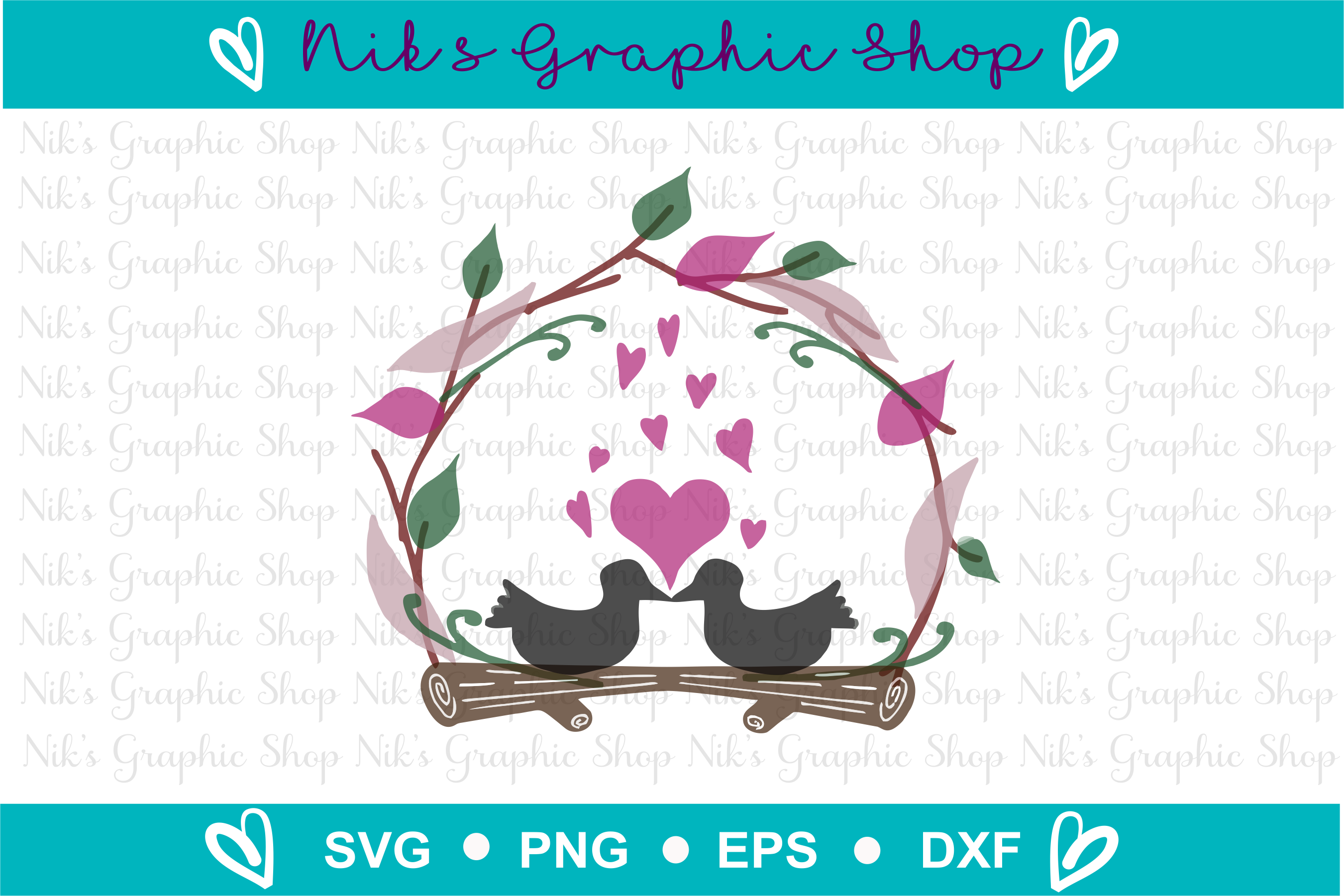 Love Birds SVG, Love birds, Valentines SVG, Wedding SVG