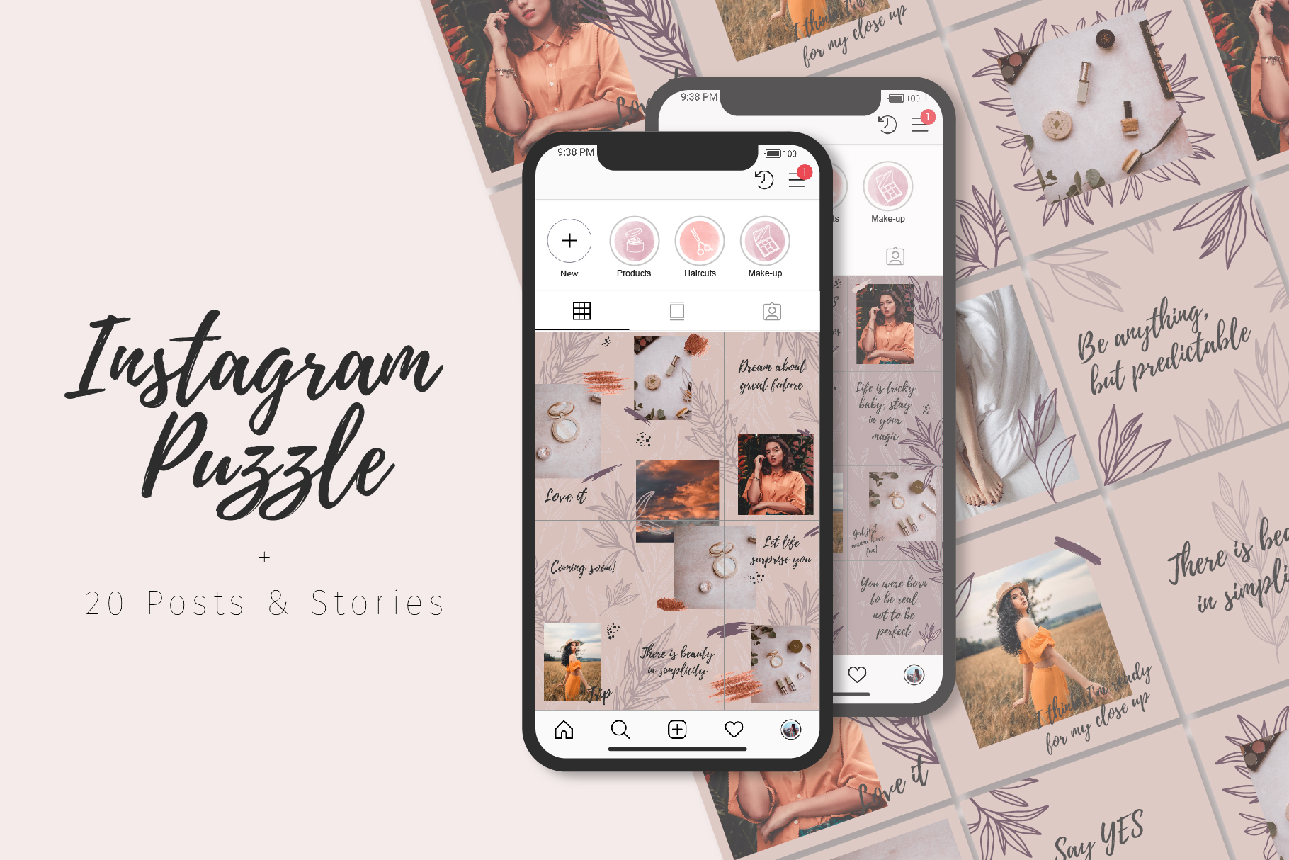 Instagram Puzzle Posts & Stories