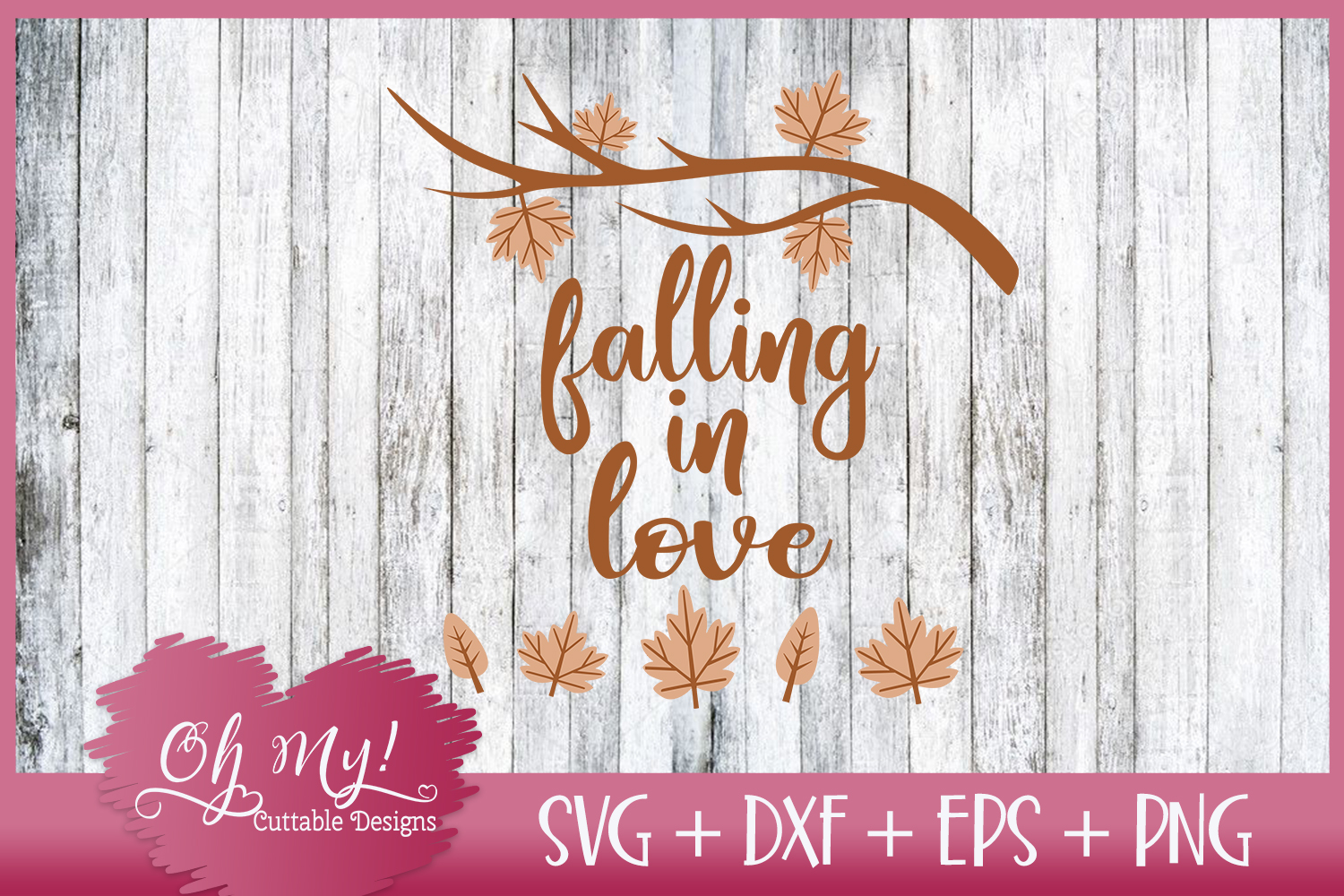 Falling In Love Svg Dxf Eps Png Cutting File 38977 Svgs Design Bundles