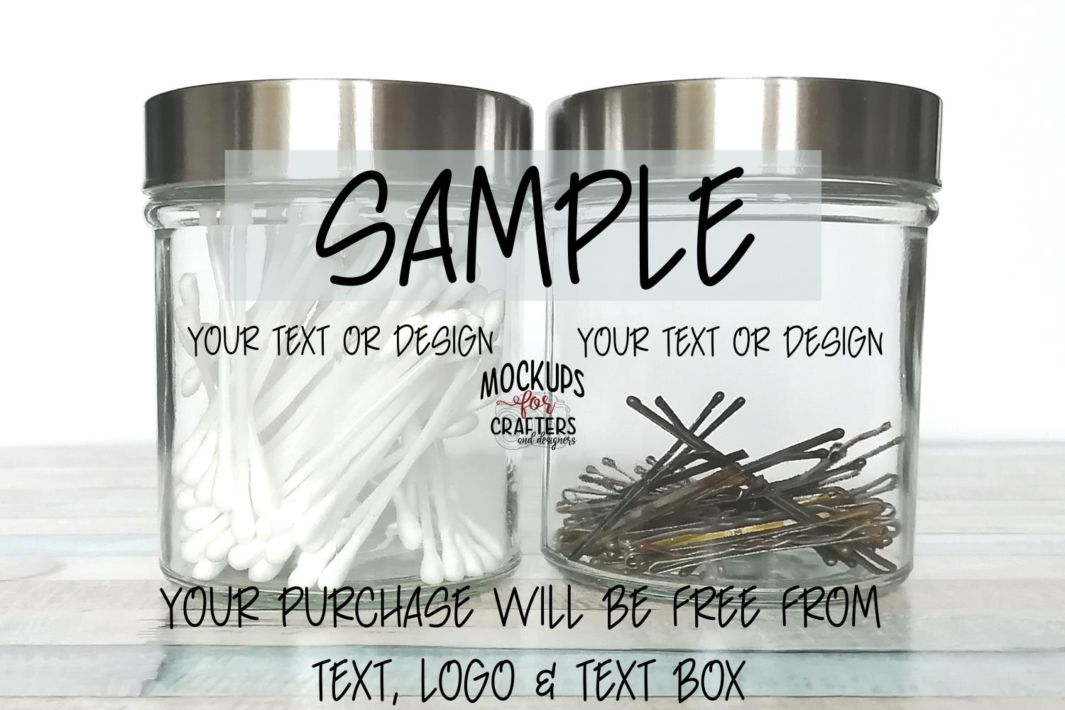 Download Glass Jar MOCK-UP - Bathroom