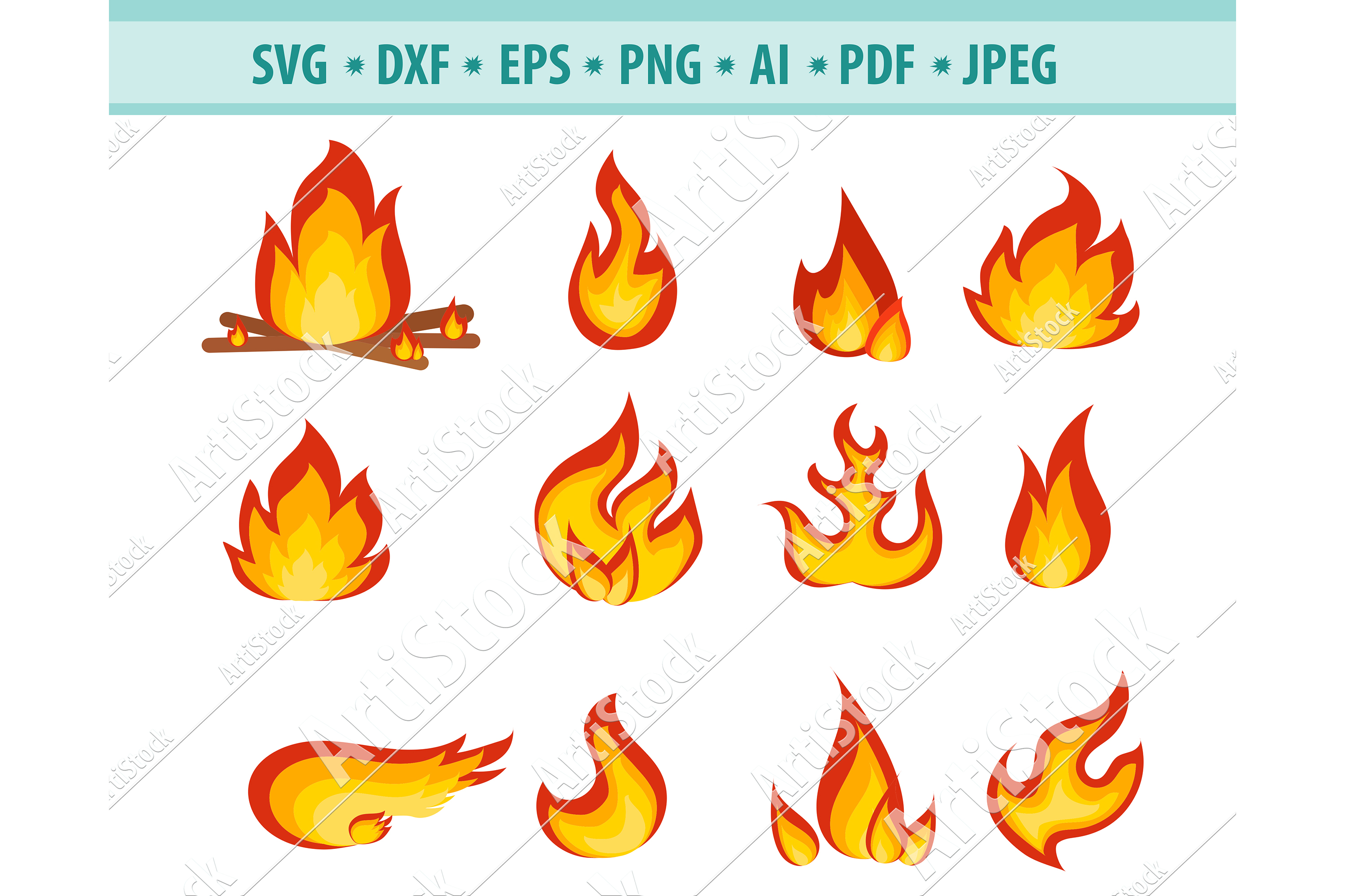 Fire SVG, Flames SVG, Fire Flame Svg, Dangers Dxf, Png ...