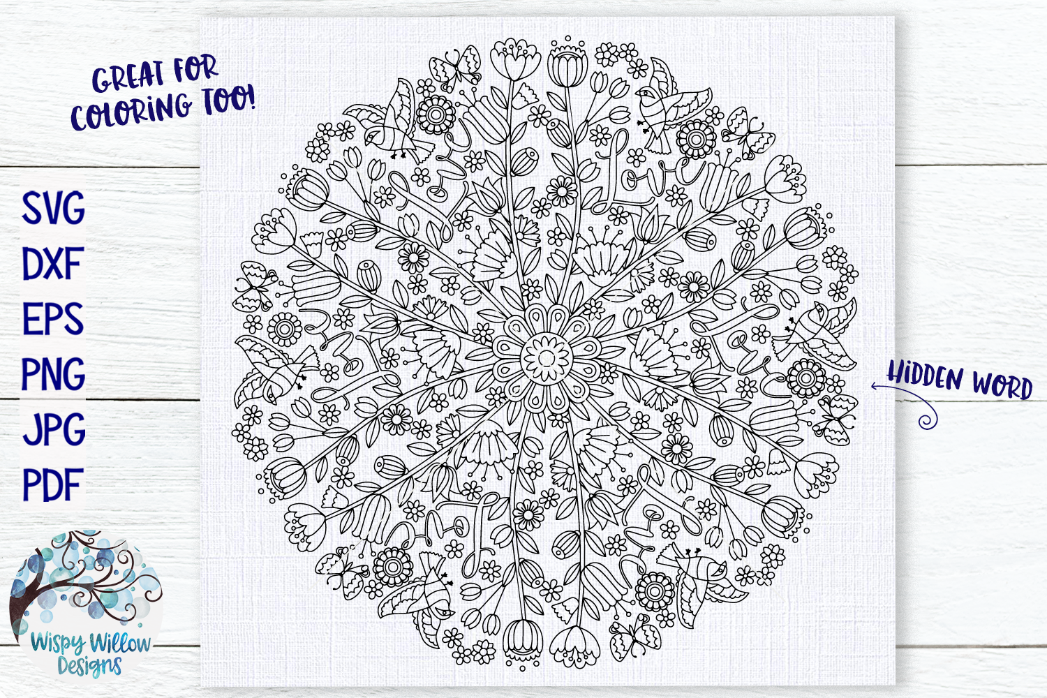 Free Free 159 Love Mandala Svg SVG PNG EPS DXF File