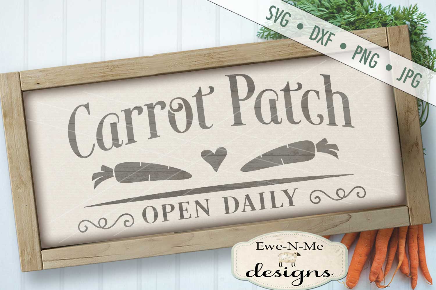 Download Carrot Patch Easter SVG DXF Cut File (198765) | Cut Files ...