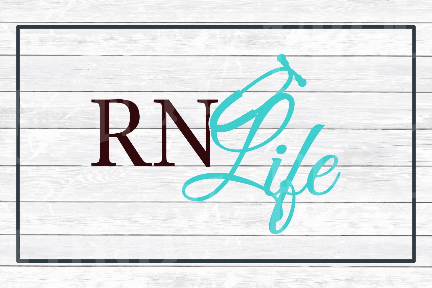 Download RN Life, Nursing SVG Cut File for Crafters