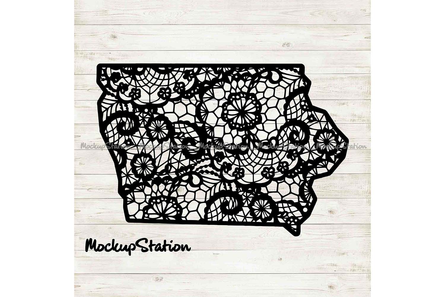 Download Iowa Mandala SVG, IA Floral Paisley PNG, Iowa State Vector