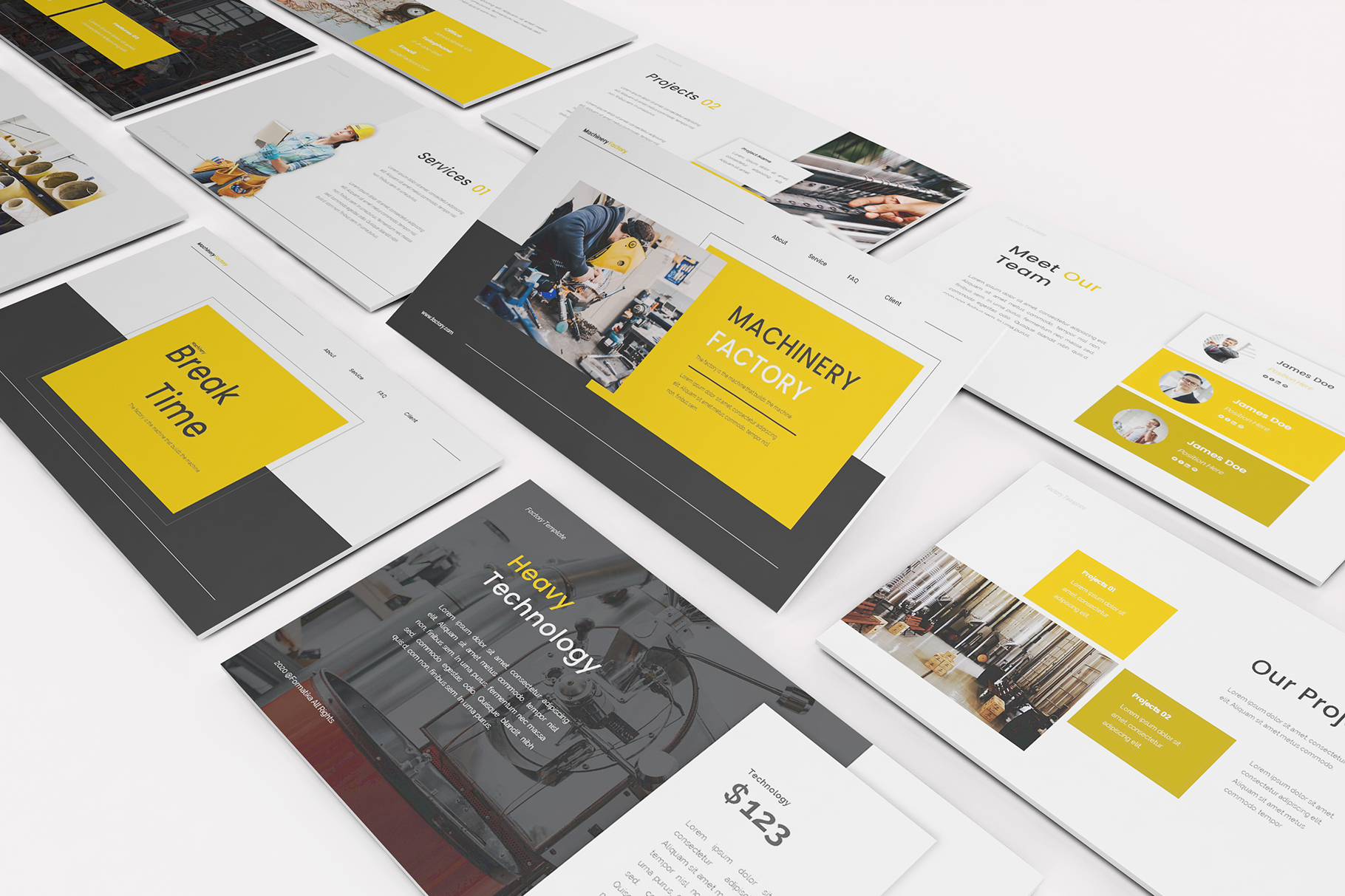 Factory Powerpoint Template