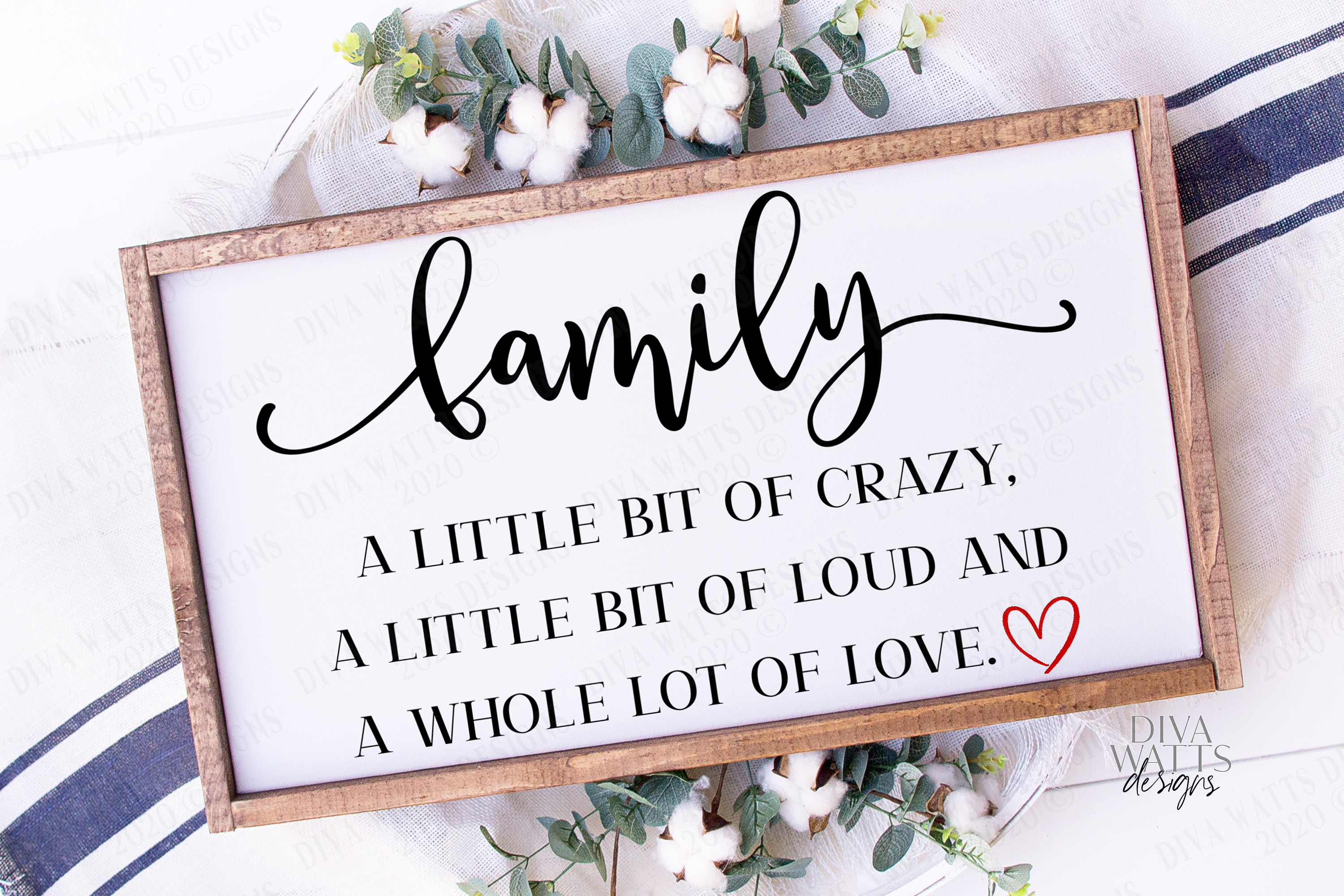 Download Family A Little Bit Of Crazy & A Whole Lot Of Love - SVG PNG (418404) | SVGs | Design Bundles