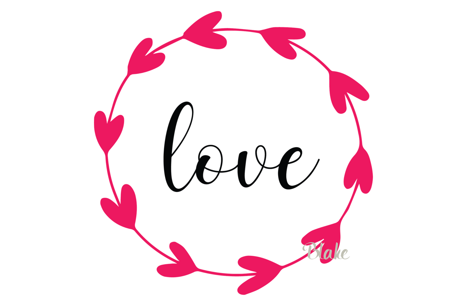 Love svg CUT file Hearts SVG Love cut file Love with hearts (117349