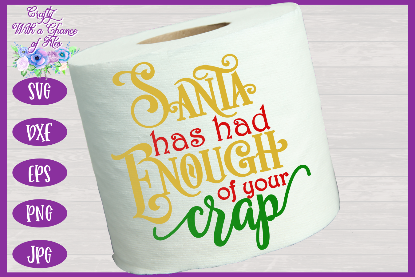 Christmas SVG Toilet Paper SVG Funny Gag Gift SVG (44460) SVGs